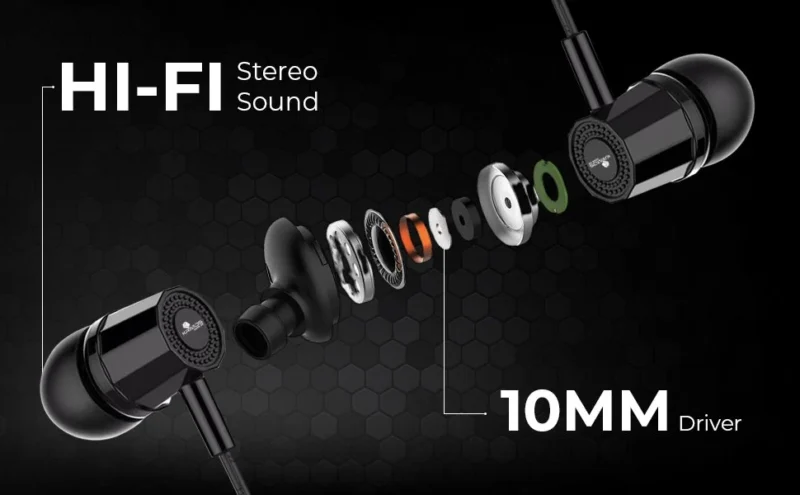 Woodbuds-V LBD-303 Wired Earphones - Image 3